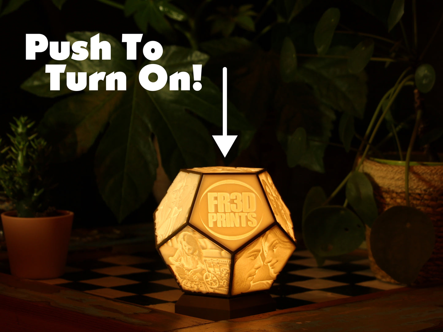 Pentaglow: Personalisierte Lithophanie-Lampe