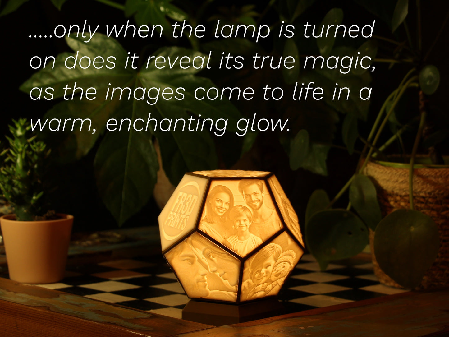 Pentaglow: Personalisierte Lithophanie-Lampe