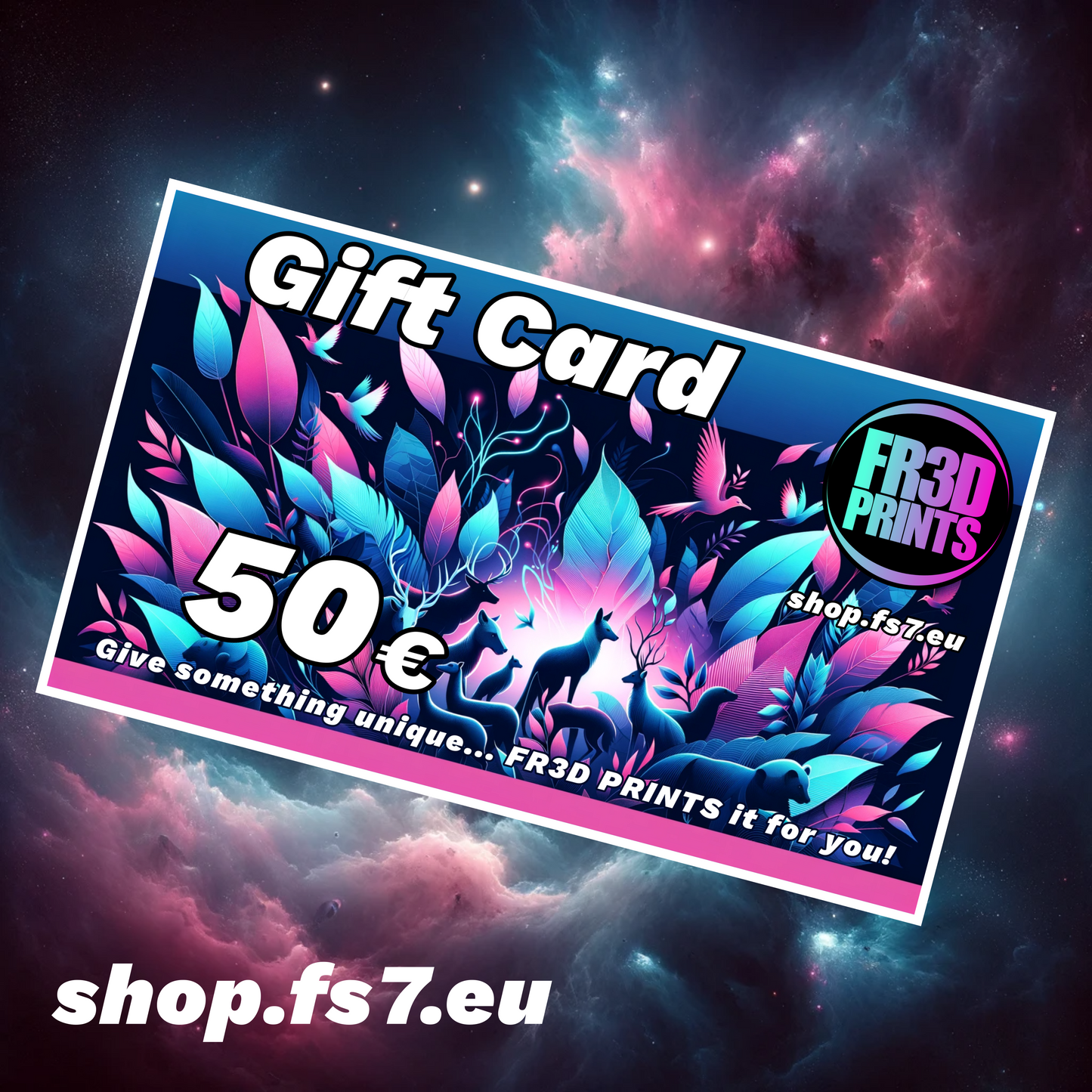 FR3D PRINTS Gift Card